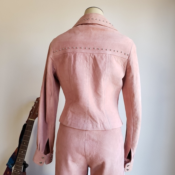 🎸🎤🎵Rockstar VTG Suede Studded Set🎶🎙🎸 - Picture 10 of 14